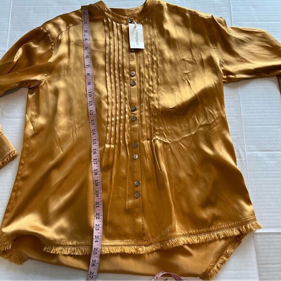 NWT Sundance Delphine Highland Top in Honey | Size XS - Picture 10 of 10